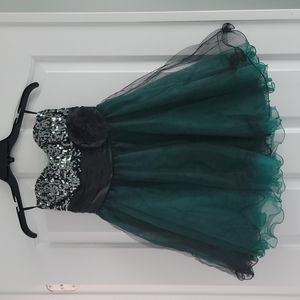 Speechless TuTu Skirt Strapless Sequins Dress